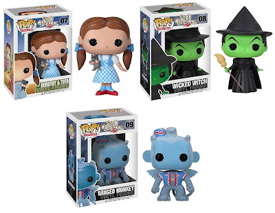 The Wizard of Oz Pop! Movies Vinyl Figures by Funko - Dorothy, the Wicked Witch and a Winged Monkey