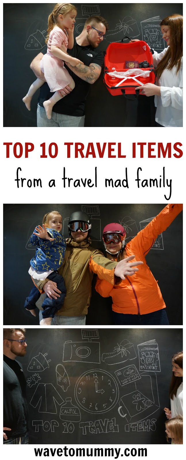 The top travel items every family should remember to pack - and why. A light-hearted take on things to remember to include when packing for family travel.