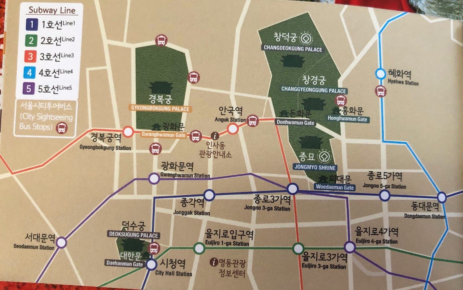 Mapas y planos de Seúl Conmimochilacuestas