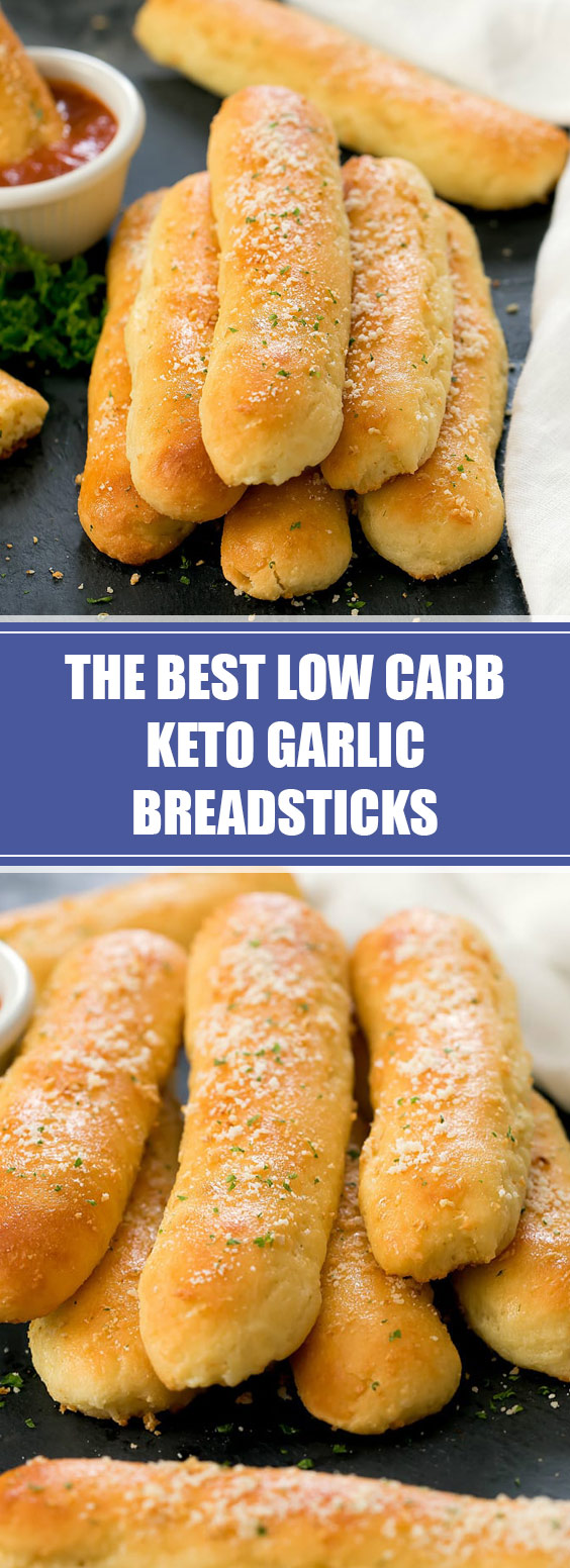 The Best Low Carb Keto Garlic Breadsticks FOOD RECIPES