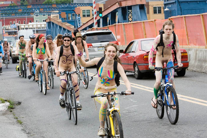 Seattle Naked Bike Ride - TODAY! 