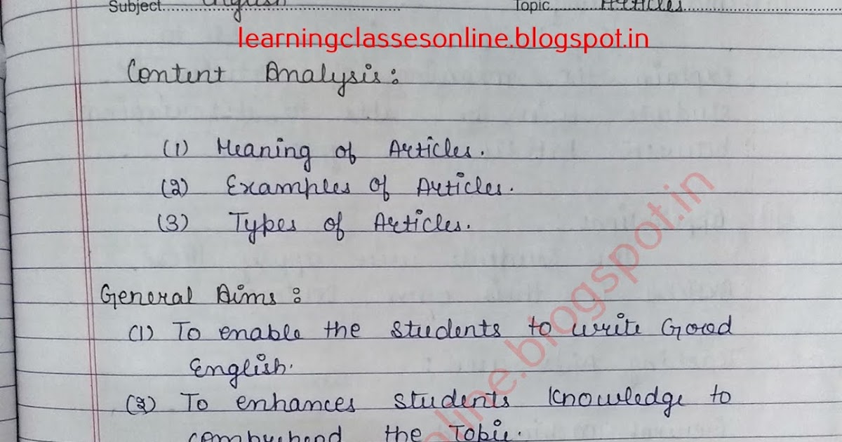 how to teach article writing article writing samples pdf