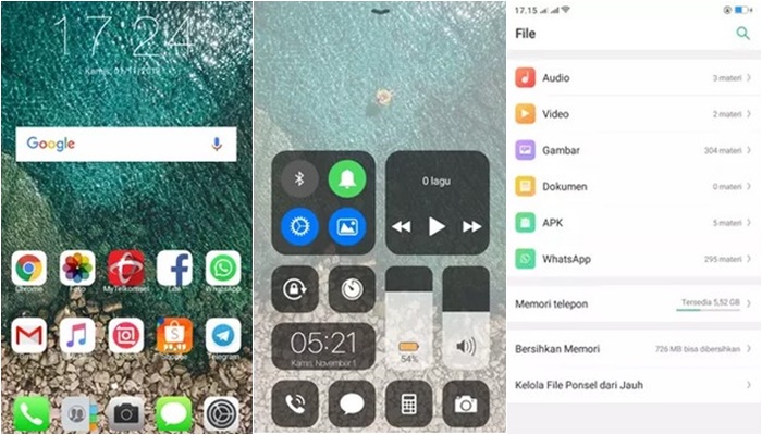 13 Tema Iphone Untuk Oppo Coloros Ios Tembus Akar