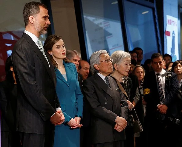 King Felipe and Queen Letizia, Emperor Akihito and Empress Michiko Shinkansen bullet train to Shizuoka, visited the Shizuoka Sengen Shrine and  Shizuoka Prefecture Earthquake Disaster Prevention Center in Shizuoka