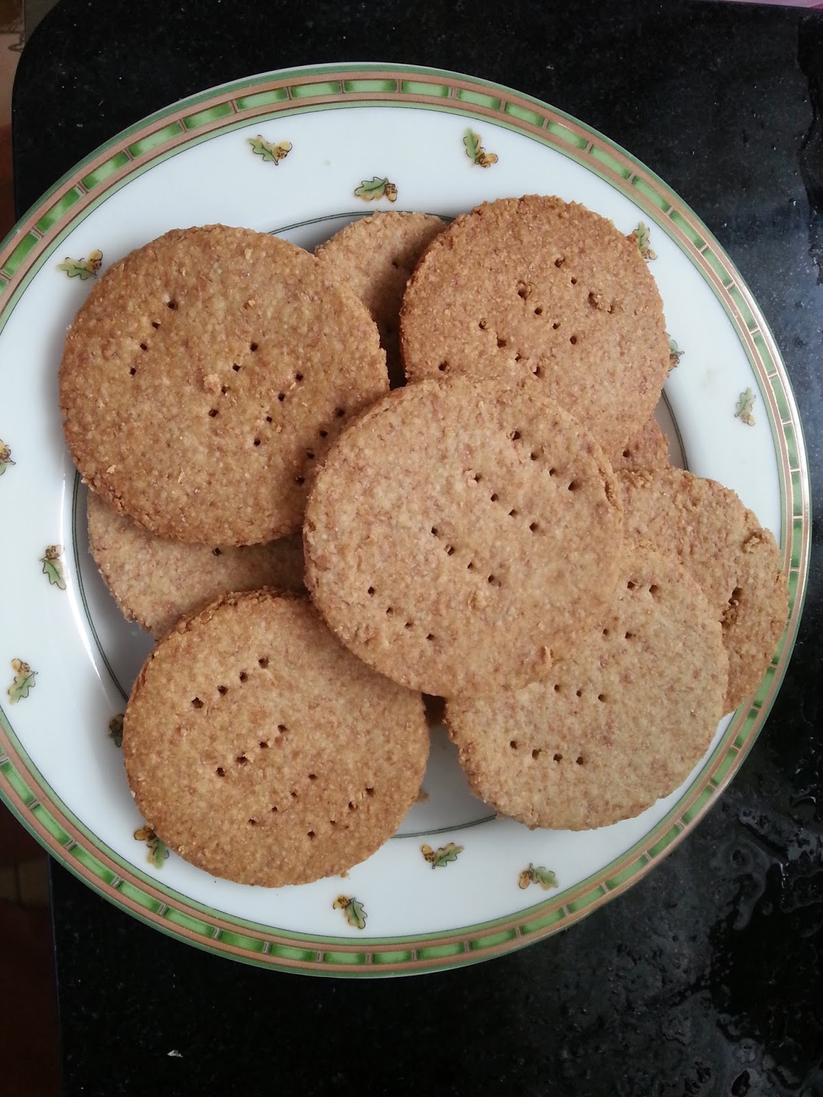 Homemade Wholemeal Digestive Biscuits