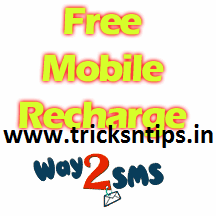 Free mobile recharge