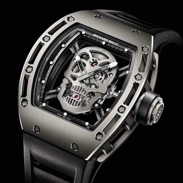 Tourbillon RM 052 Skull Watch by Richard Mille - Bonjourlife