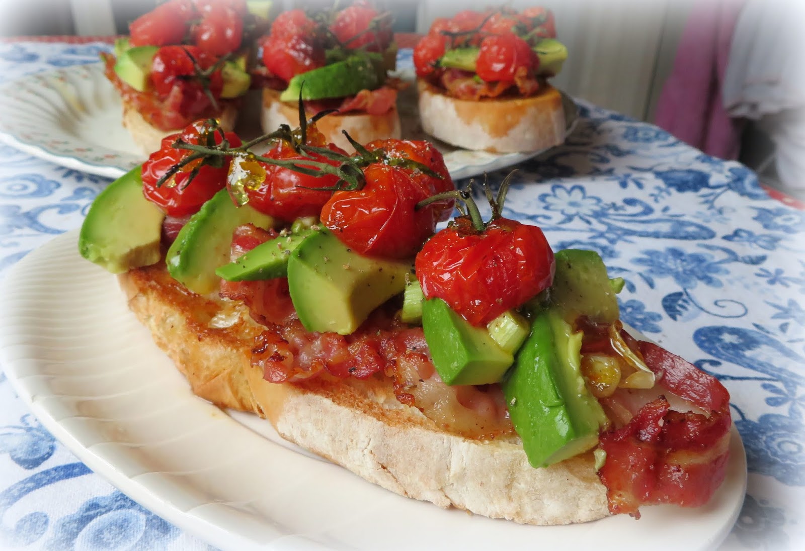 Tomato, Avocado & Pancetta on Toast The English Kitchen