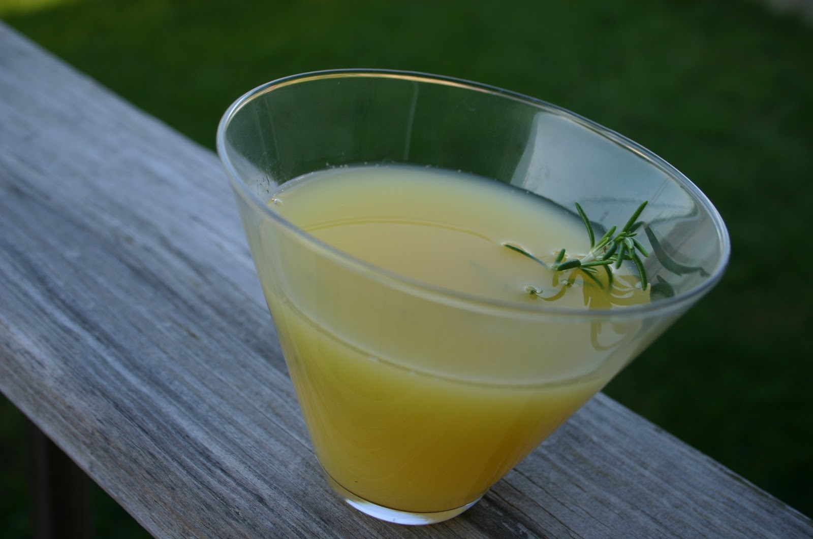 The FeauxCajun Kitchen Thirsty Thursday Rosemary Ginger Spritzer
