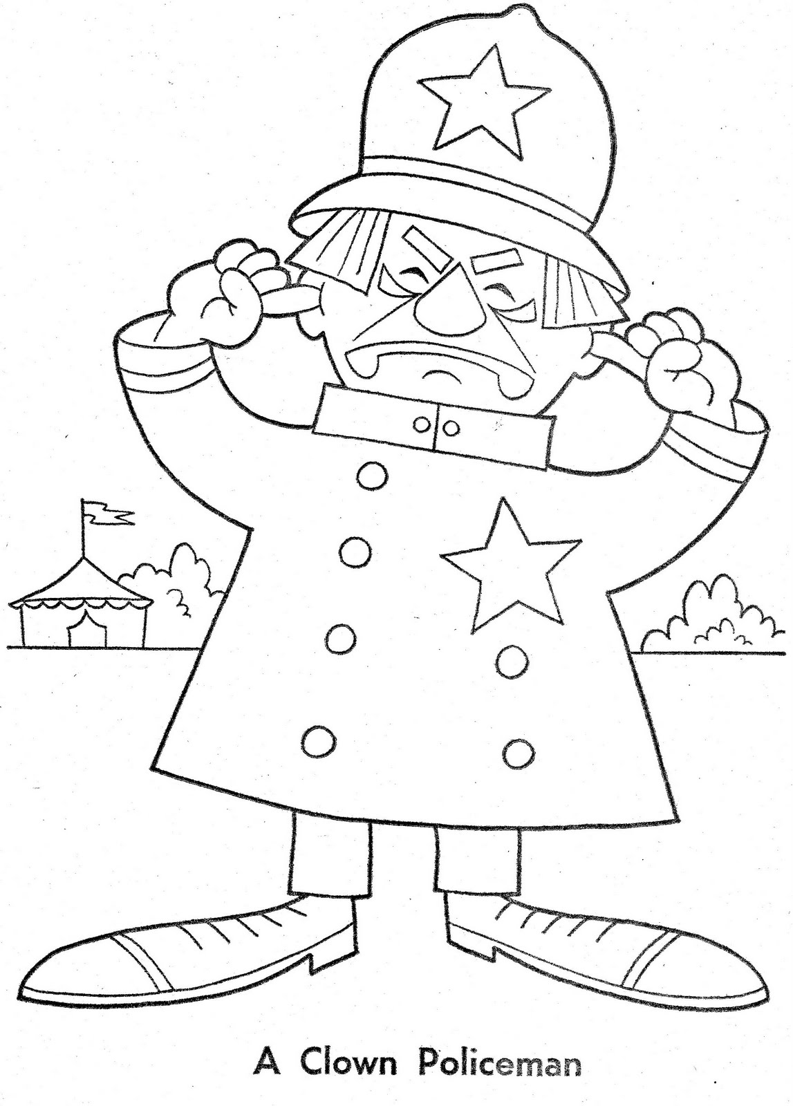desenhos de palhaÇos para colorir sÓ escola