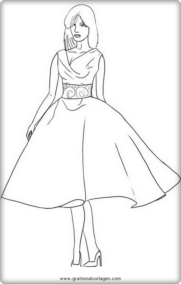 Top Model Malen Ausdrucken