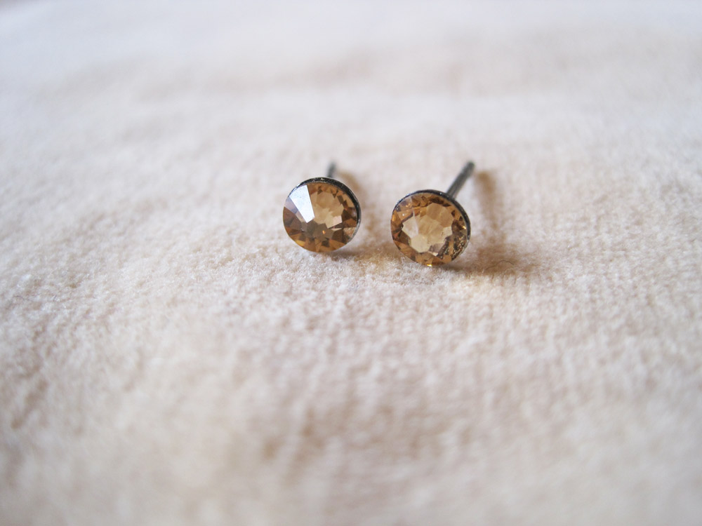 Pretty Sensitive Ears NEW Crystal Colors for Hypoallergenic Surgical Steel Post Earrings!