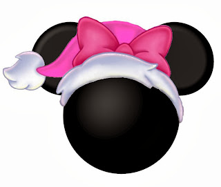 mickey and minnie heads dressed for christmas oh my mickey mouse christmas ears