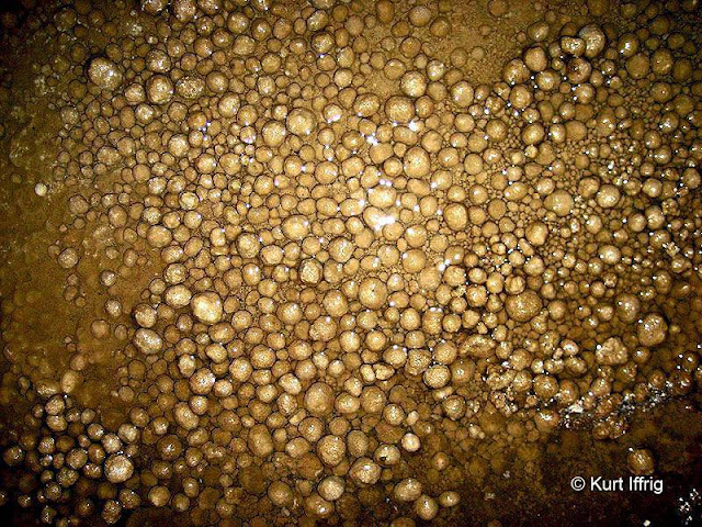 Cave pearls need perfect conditions to form. There are thousands inside Las Flores Canyon's Tunnel 4.