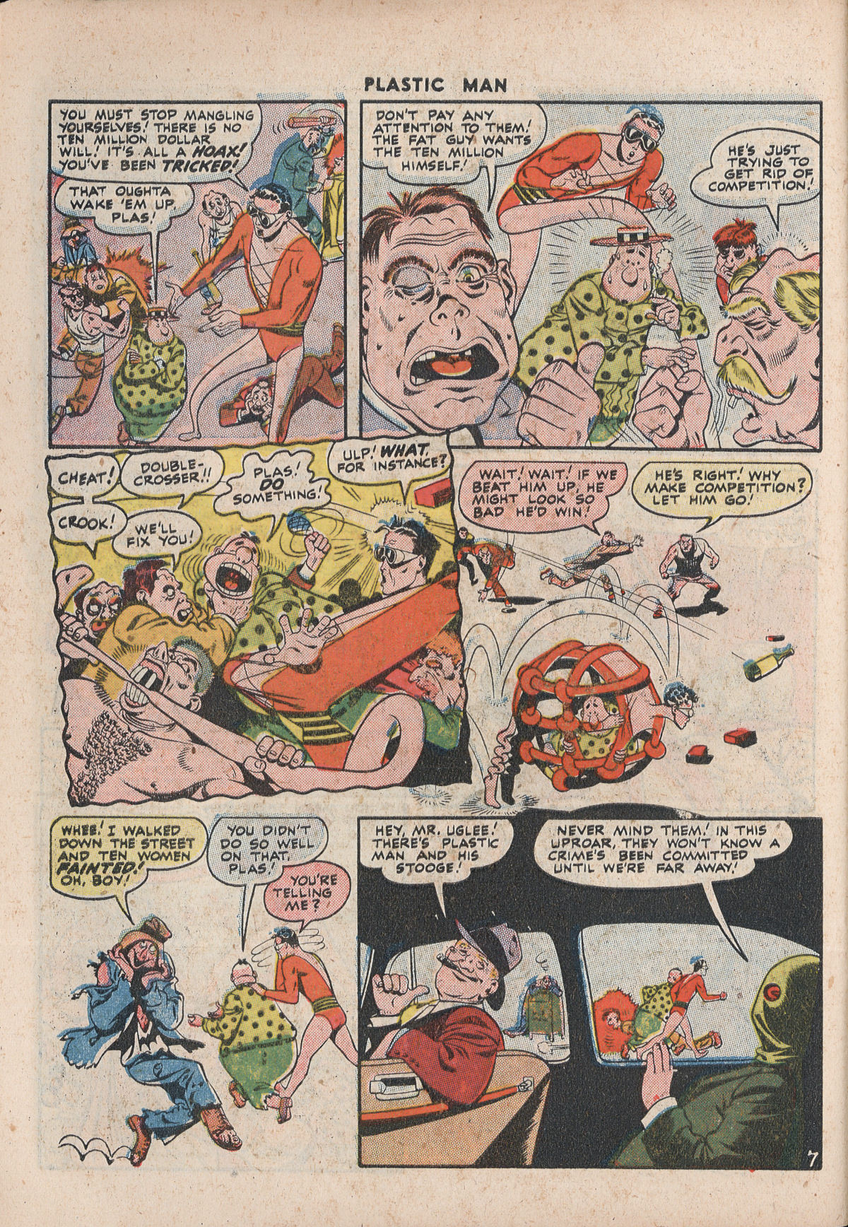 Read online Plastic Man (1943) comic -  Issue #8 - 42