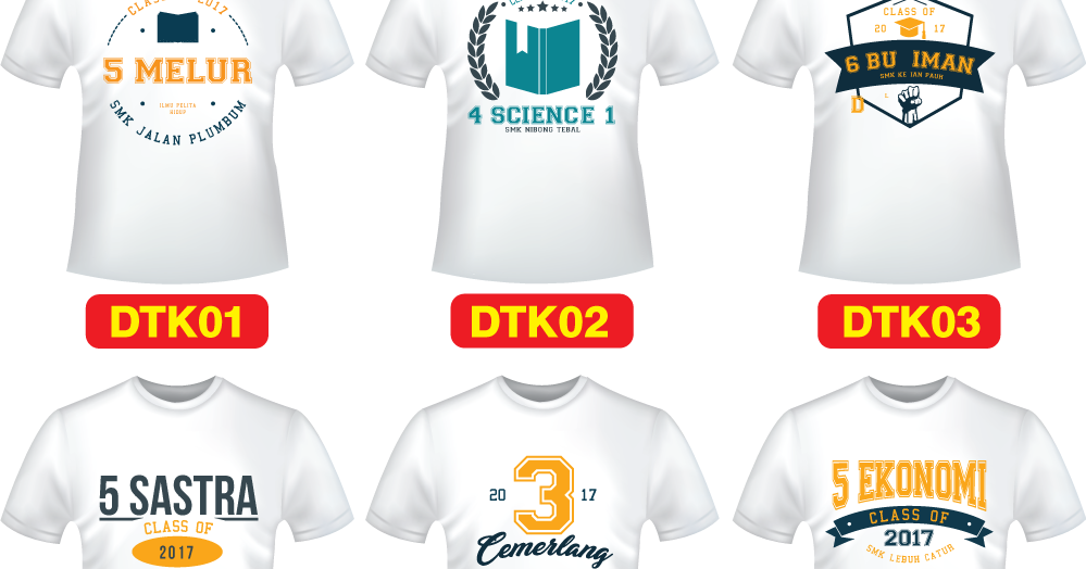 Design Baju TShirt Kelas Printing Baju Murah Kedai Printing Baju