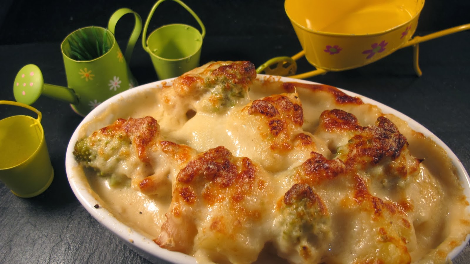 Gratin chou Romanesco et pommes de terre sauce béchamel | Le Blog de