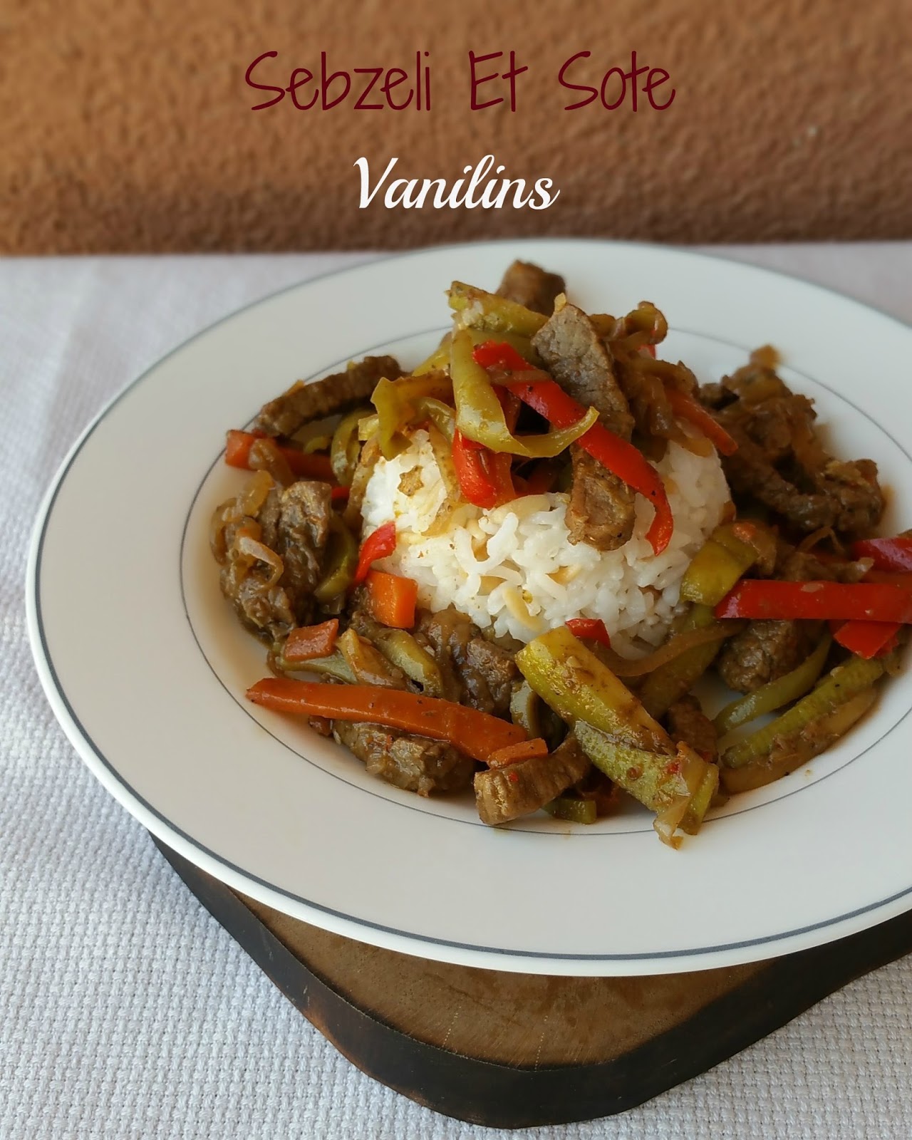 SEBZELİ ET SOTE Vanilins