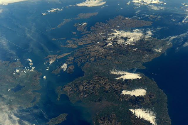 Scotland, Northern Ireland and Isle of Man seen from the International Space Station