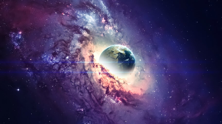 Black Hole, Planet, Space, Stars, Digital Art, 8K, #4.774