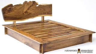 Model Dipan Tempat Tidur Minimalis dari limbah kayu