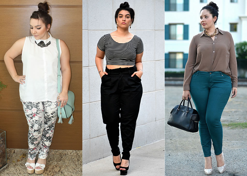 Modelos de 2024 calças para gordinhas