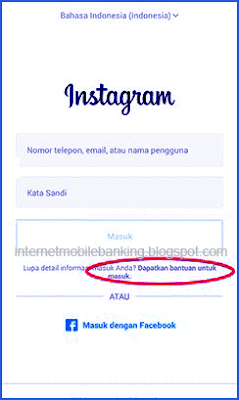 Cara Membuka Instagram Yang Lupa Password Terbaru 2019