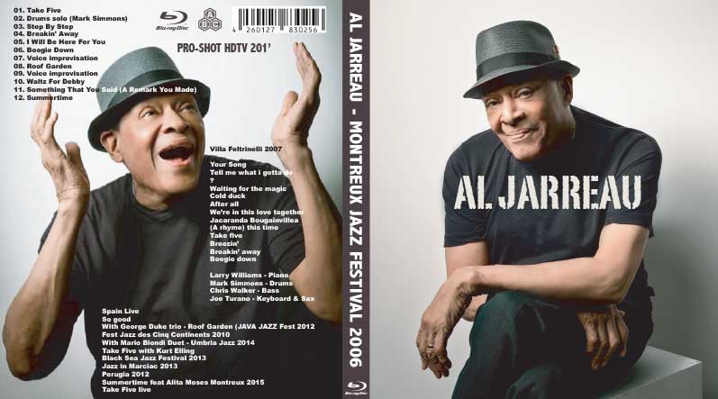 Bluray Live Concert Al Jarreau Montreux Jazz Festival 2006