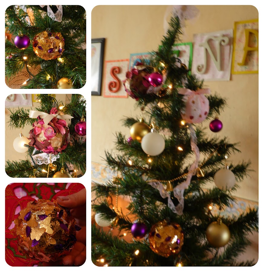 de esferas navideñas diy