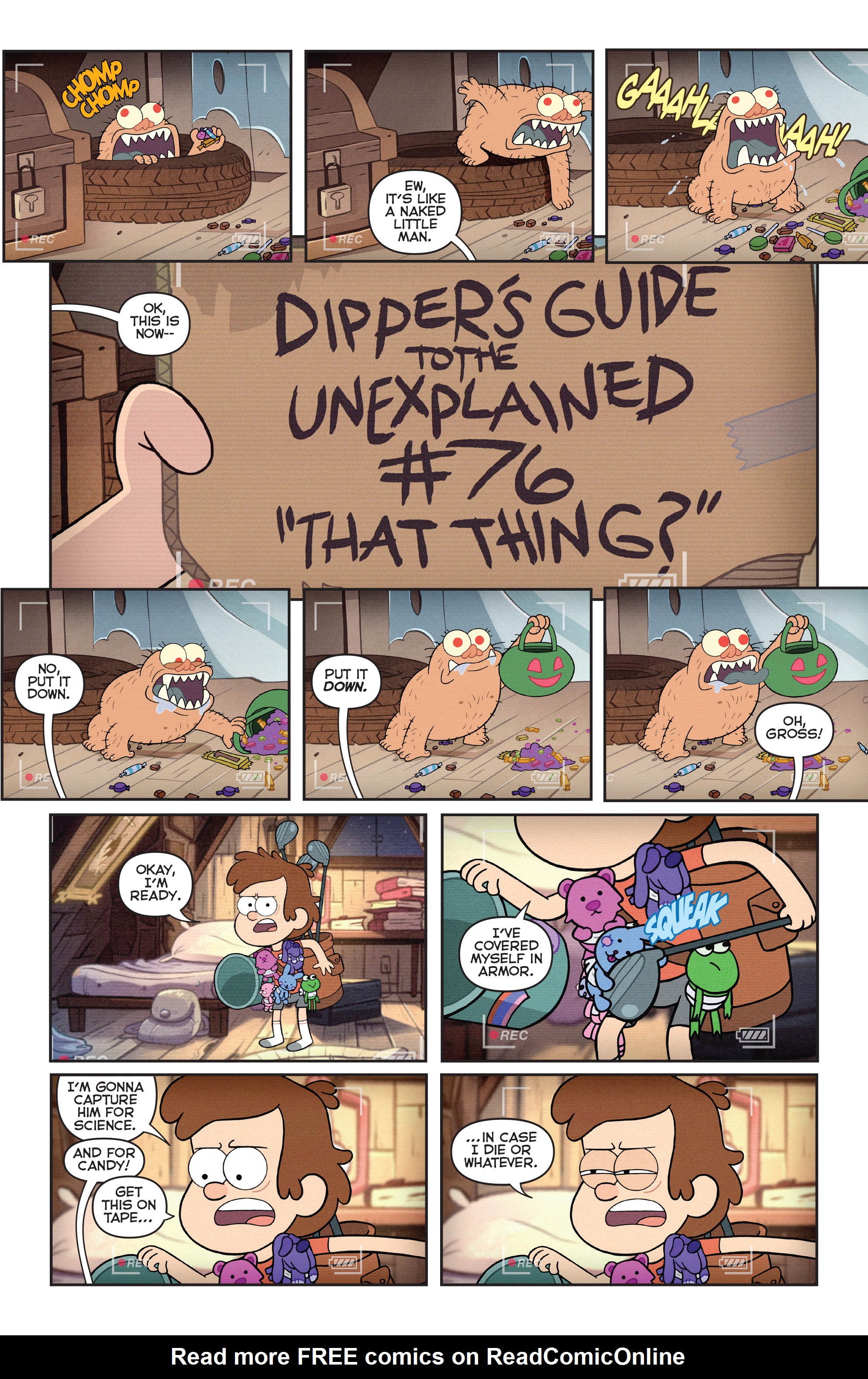 Read online Disney Gravity Falls Shorts Cinestory Comic comic -  Issue #1 - 5