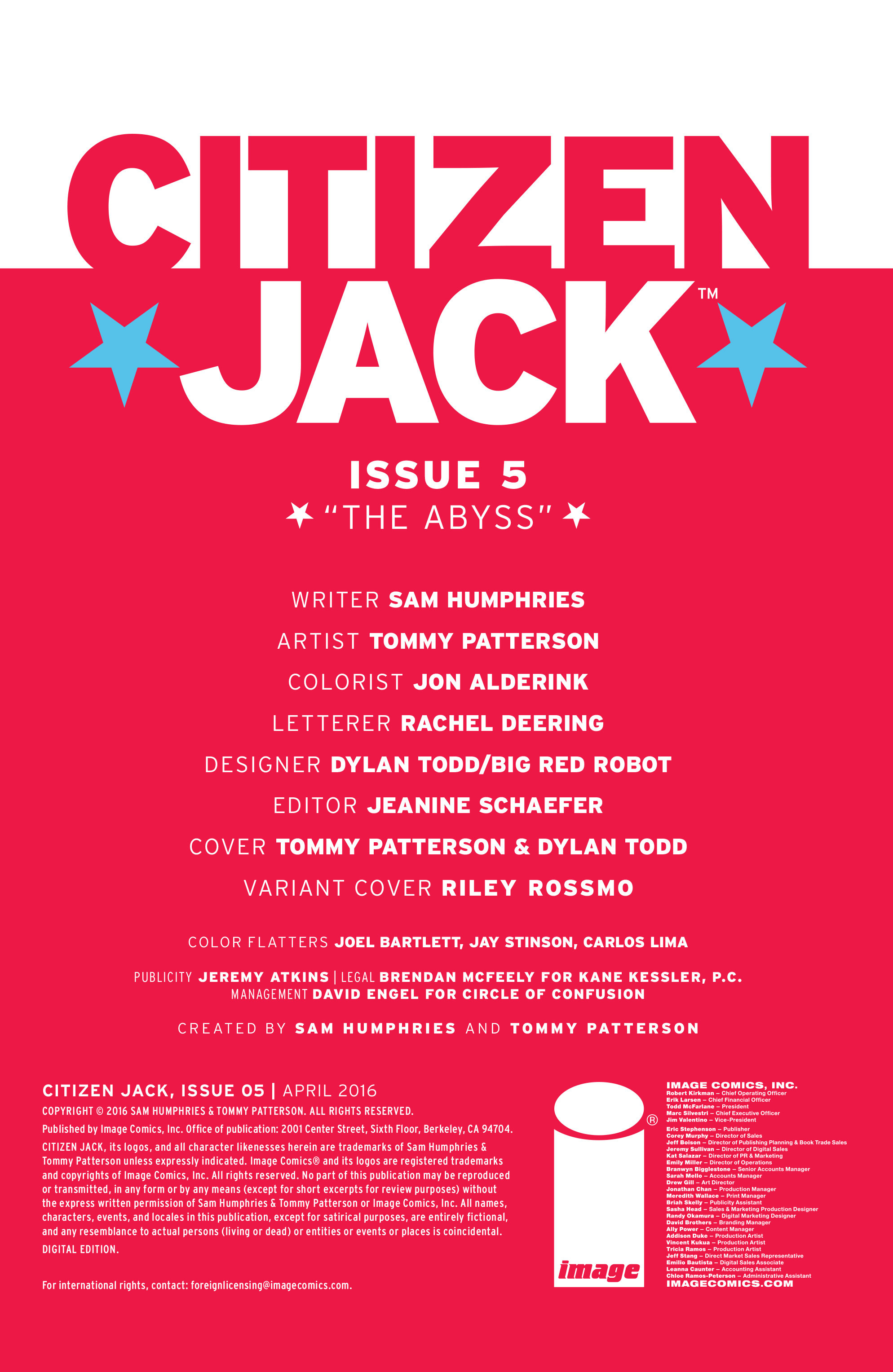 Read online Citizen Jack comic -  Issue #5 - 2