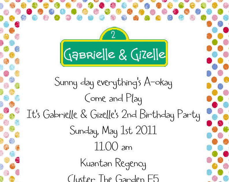 Contoh Announcement Anniversary School Kerkosi