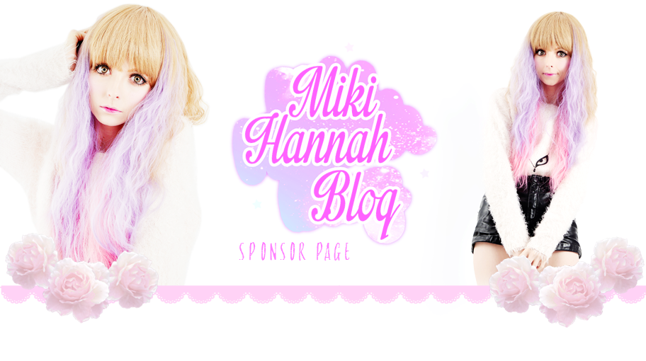 Miki Hannah Blogs Sponsors 