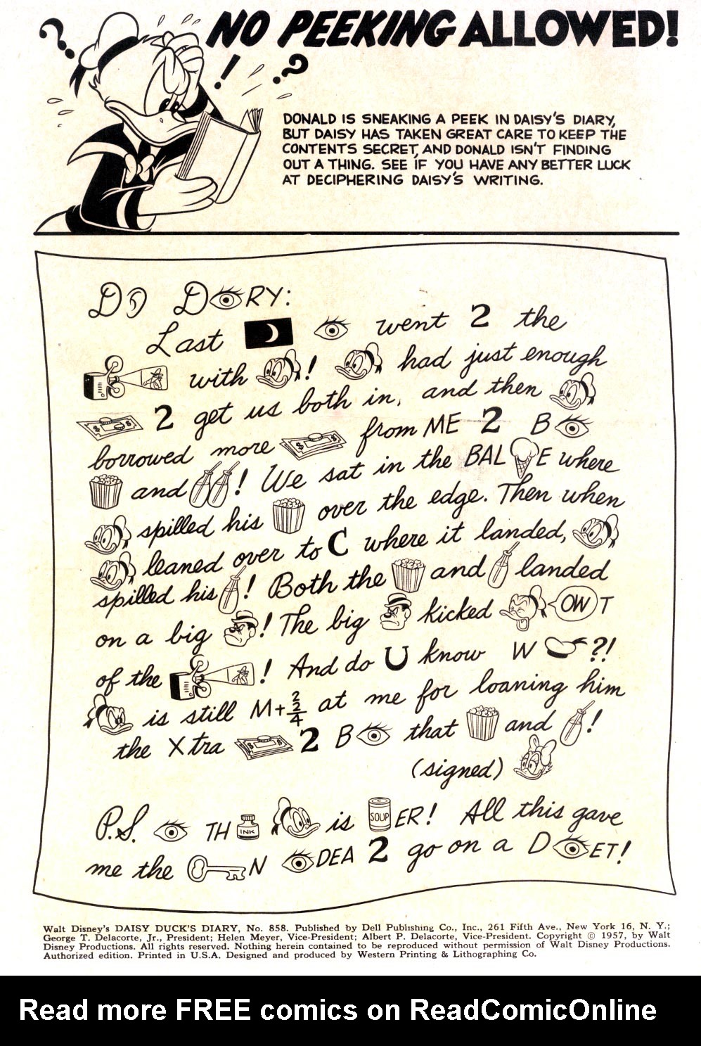 Read online Four Color Comics comic -  Issue #858 - 2