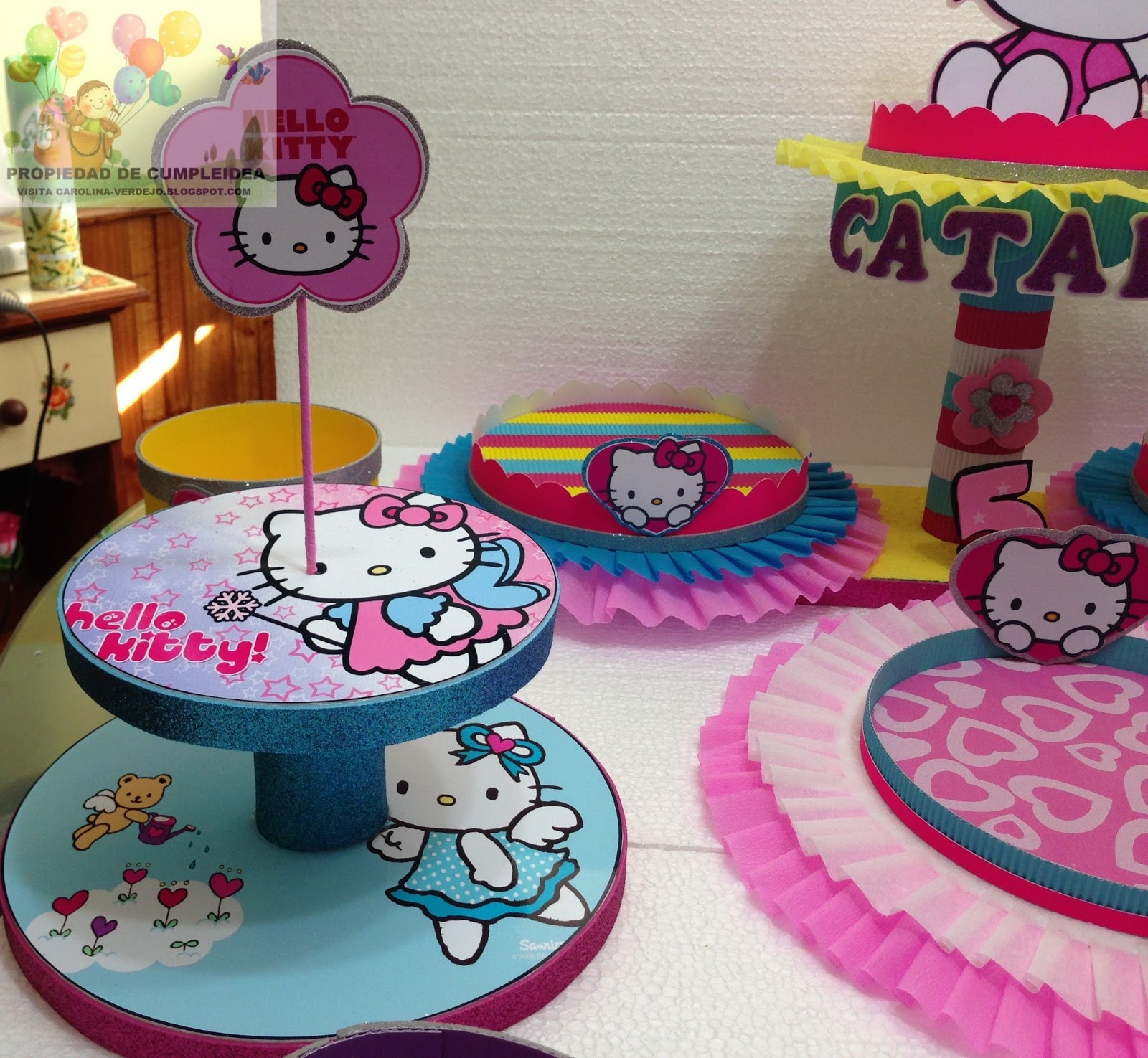 DECORACIONES INFANTILES: hello kitty