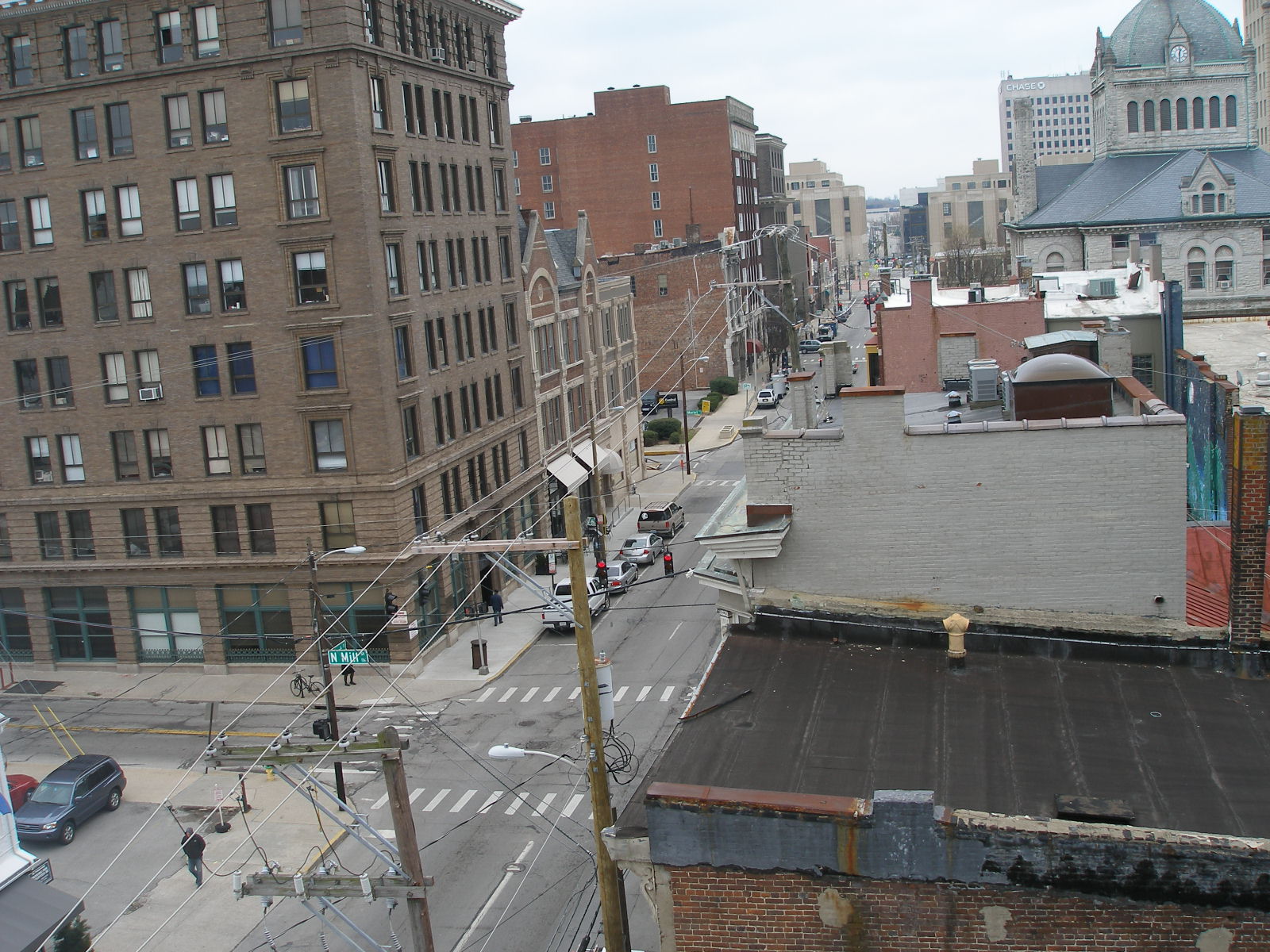Unusual Kentucky View from Victorian Square Parking Garage
