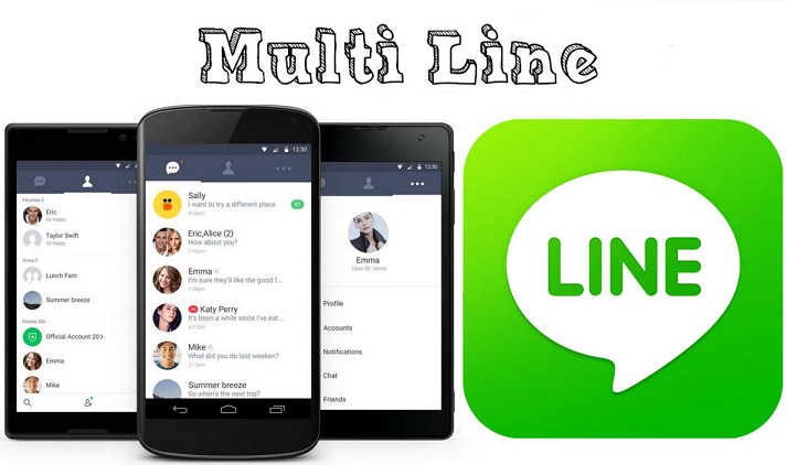 Multy Line Messenger Clone APK Gratis Tema dan Free Sticker