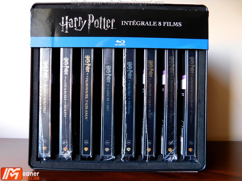 Harry Potter 8 Film Collection Amazon Exlusive Blu Ray Steelbooks Box France Meaner Collections