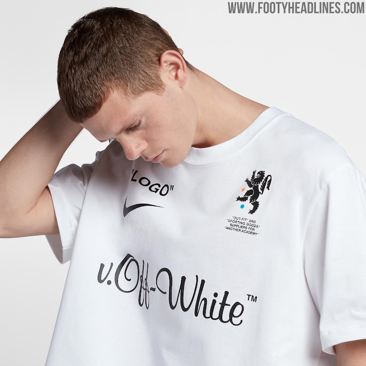 off white nike football shirt