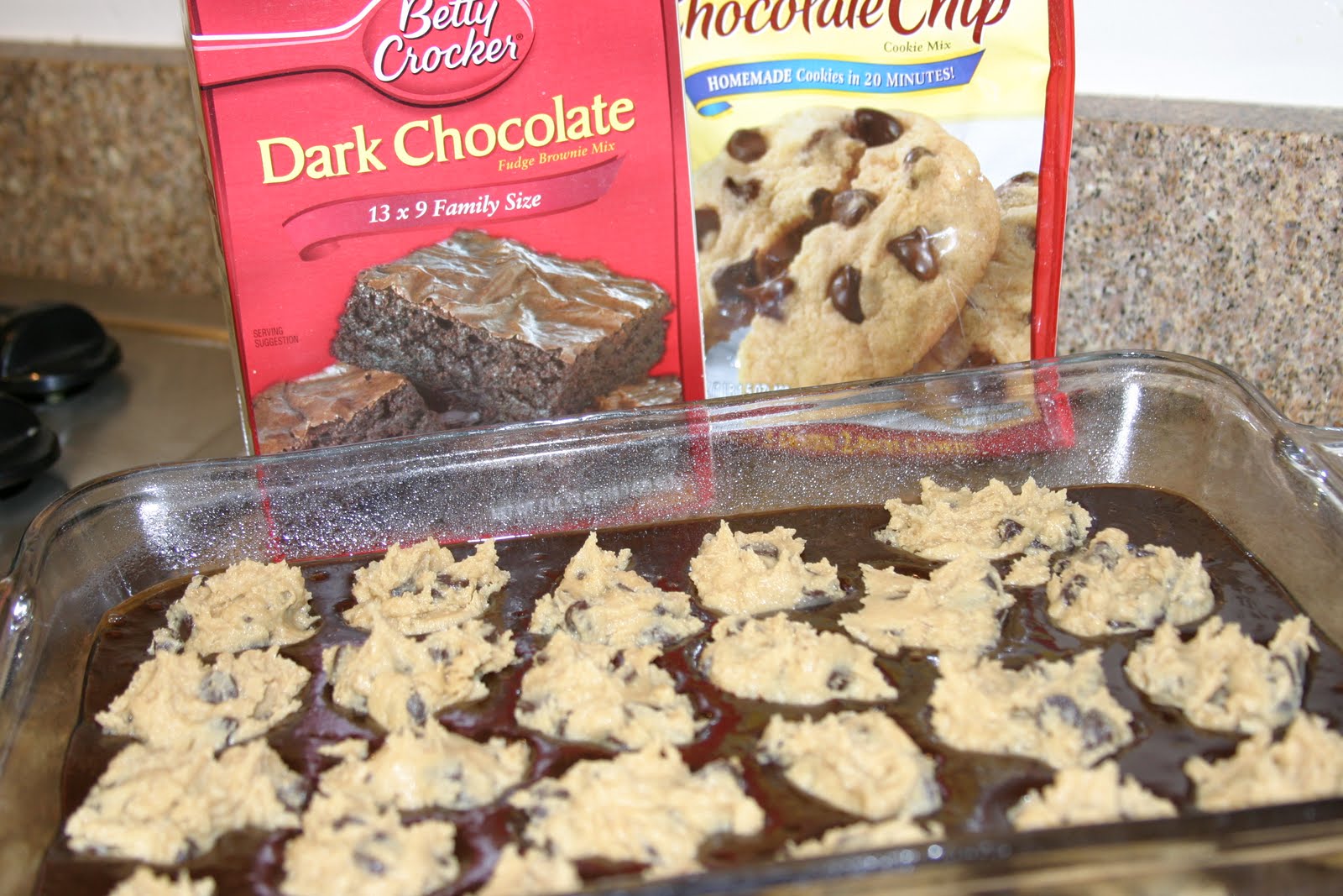 The Joy's of Kitchen Creations Chocolate Chip Cookie Dough Brownies