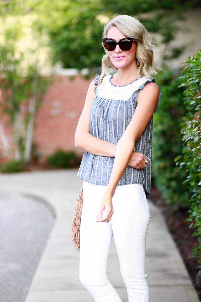 Belle de Couture: Striped Chambray