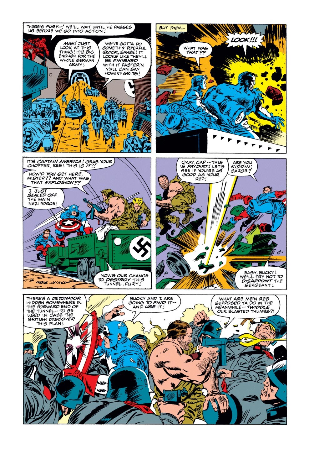 Read online Captain America (1968) comic -  Issue #383 - 34