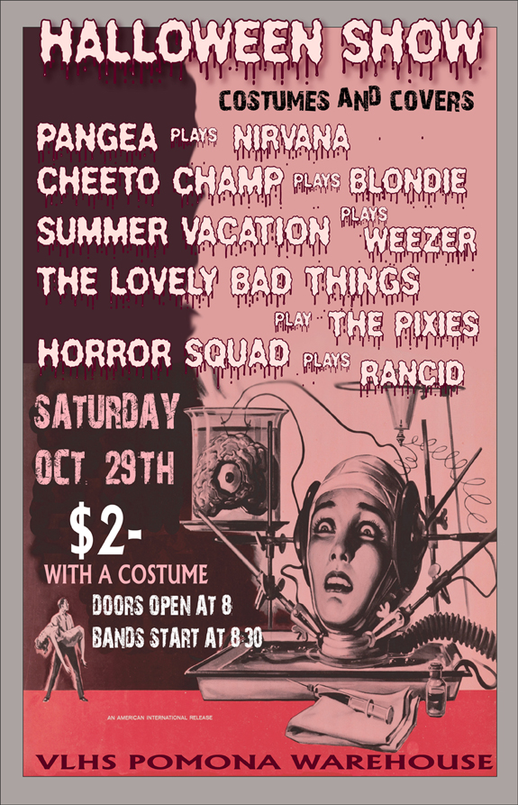 HALLOWEEN Costumes and Covers SHOW- Pomona, CA OCT. 29