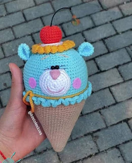 PATRON GRATIS HELADO OSO AMIGURUMI 36204