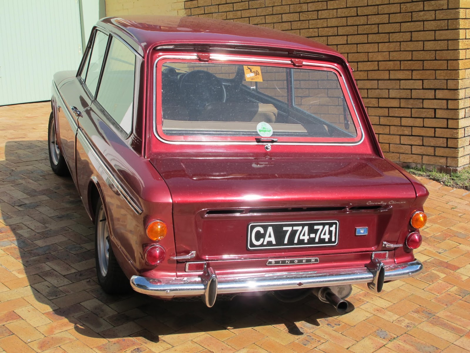 Roys Hillman Imp years: Singer Chamois, a winter weather break in the Cape