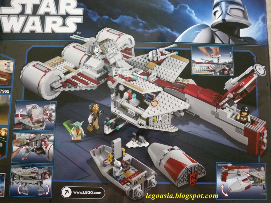Leia Trunk bibliotek Okklusion Lego Asia: Lego Star Wars 7964 Republic Frigate