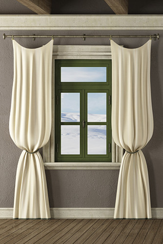3D modern white window curtain designs 3D modern white window curtain designs