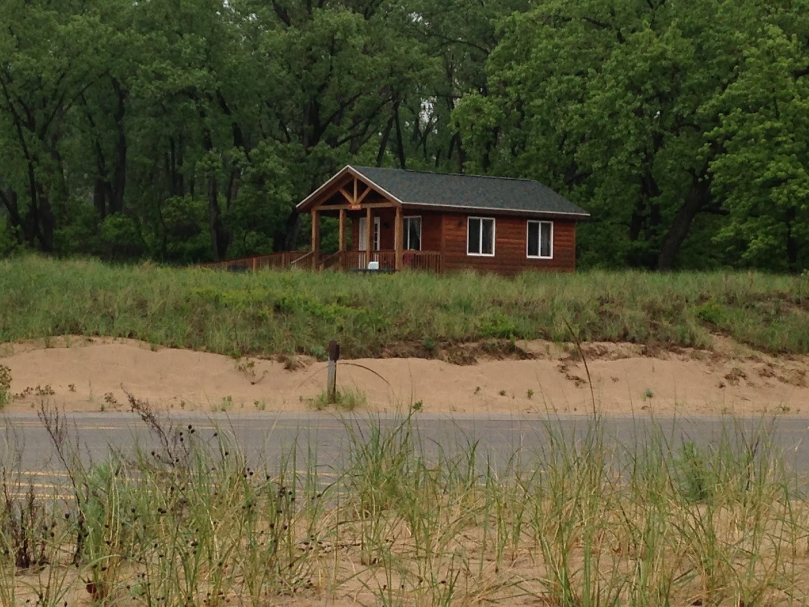 Cabin camping in Michigan