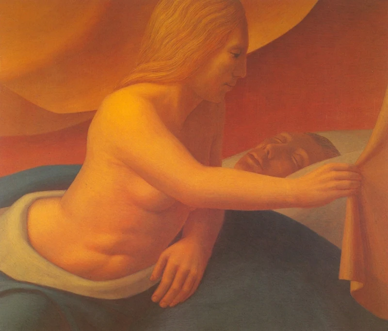 George Clair Tooker 1920-2011 | American Magic Realist painter