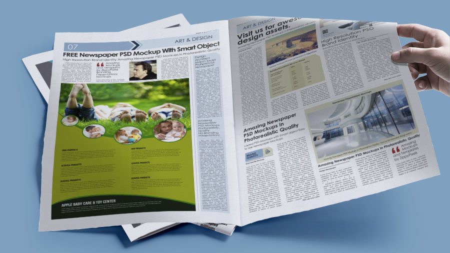 Newspaper Magazine Ads Design Photoshop Cc Tutorial Apple